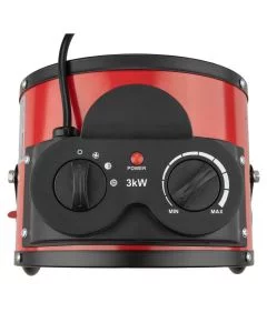 Теплова гармата Grunhelm РТС-3000R Чорна Червона (Black Red)