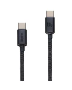 USB кабель Baseus Crystal Shine Type-C to Type-C 100W 2м Чорний (Black)