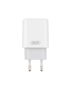 Зарядний пристрій XO L85C (2USB) 12W 2.4A + кабель Micro-USB Білий (White)