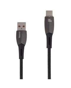 USB кабель Baseus Glimmer Series Fast Charging Type-C 100W 1м Чорний (Black)