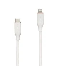 USB кабель Senteo SL-02 Silicone PD MFI Type-C to Lightning Білий (White)