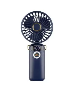 Вентилятор портативний DS 68 1200mAh Синій (Dark Blue)