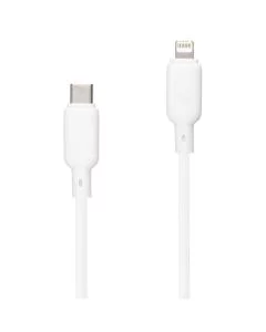 USB кабель Baseus Silky Series Fast Charging 20W Type-C to Lightning Білий (White)
