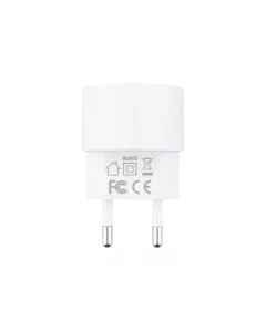 Зарядний пристрій Usams T20 (2 USB) 2.1A + кабель Lightning Білий (White)