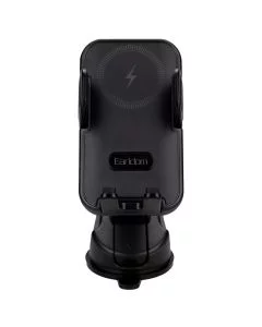 Автотримач Earldom ET-WC53 з бездротовою зарядкою Чорний (Black)