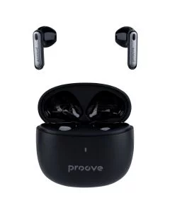 Бездротові навушники вкладиші Proove Intro TWS with ANC (APP) Чорні (Black)