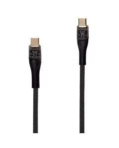 USB кабель Essager Interstellar Type-C to Type-C 100W 2м (EXCTT1-XJA01-P) Чорний (Black)