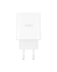 Зарядний пристрій Hoco C80A PD20W+QC3.0 + кабель Type-C to Lightning Білий (White)