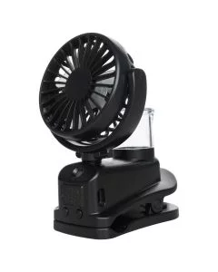 Вентилятор портативний F7 зі зволоженням Чорний (Black)