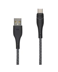 USB кабель Yoki RGB YK-RG24 Type C 3A 1.2м Чорний (Black)