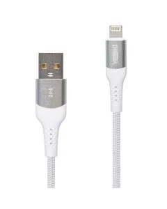 USB кабель Yoki Solid YK-SO15 Lightning 2.4A 1.2м Білий (White)