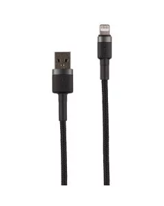 USB кабель Baseus Cafule Lightning 2.4A 1м Чорний (Black)