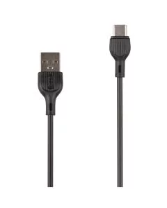 USB кабель XO NB200 2.1A Type-C 1м Чорний (Black)