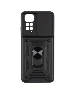 Чохол накладка для Xiaomi Redmi Note 11 Camshield Serge Ring Чорна (Black)
