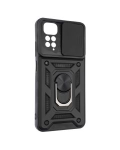 Чохол накладка для Xiaomi Redmi Note 11 Camshield Serge Ring Чорна (Black)