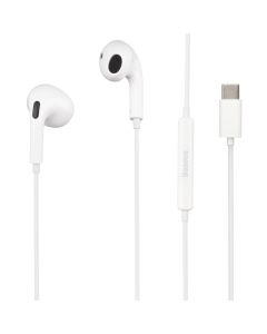 Навушники з мікрофоном Baseus Encok Wired C17 Type-C Білі (White)