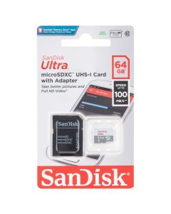 Карта пам'яті MicroSD SanDisk Ultra A1 64Gb Class 10 UHS-1