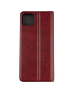 Чехол кейс для Realme C11 кожаный Красный (Бордо)