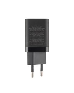 Зарядний пристрій Baseus Super Si Pro Quick Charger Type-C + USB 30W Чорний (Black)