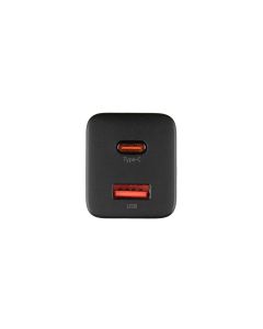 Зарядний пристрій Baseus Super Si Pro Quick Charger Type-C + USB 30W Чорний (Black)