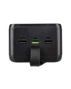 PowerBank 60000 mAh XO PR159 3 USB+Type-C QC&PD3.0 22.5W Чорний (Black)