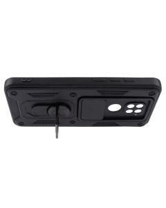 Чохол накладка для Xiaomi Redmi Note 9 Camshield Serge Ring Чорна (Black)