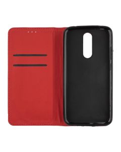 Чохол кейс для Infinix 6 NFC Status Case Магніт Червоний (Red)