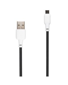 USB кабель Gelius Full Silicon GP-UCN001M Micro USB Чёрный (Black)