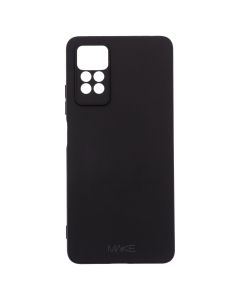 Чехол-накладка для Xiaomi Redmi Note 11 Pro Skin (матовый TPU) MakeFuture Черный (Black)