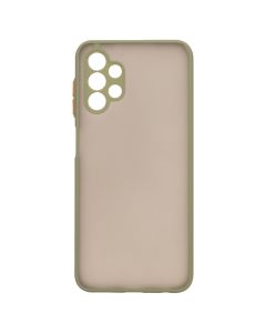 Чехол накладка для Samsung A13 4G Frame (Matte PCTPU) MakeFuture Зелёная (Green)