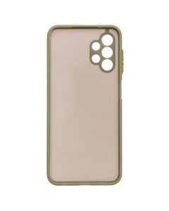 Чехол накладка для Samsung A13 4G Frame (Matte PCTPU) MakeFuture Зелёная (Green)