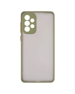 Чохол накладка для Samsung A73 Frame (Matte PCTPU) MakeFuture Зелена (Green)