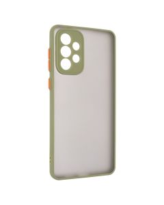Чохол накладка для Samsung A73 Frame (Matte PCTPU) MakeFuture Зелена (Green)
