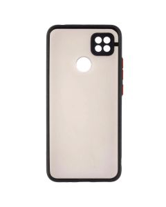 Чехол накладка для Xiaomi Redmi 10A Frame (Matte PCTPU) MakeFuture Черный (Black)