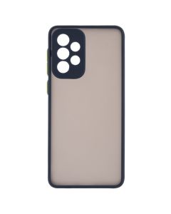 Чохол накладка для Samsung A33 Frame (Matte PCTPU) MakeFuture Синя (Blue)