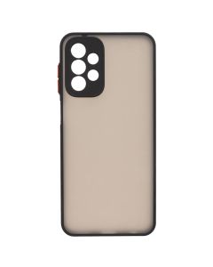 Чехол-накладка для Samsung A23 Frame (Matte PCTPU) MakeFuture Черный (Black)