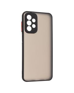 Чехол-накладка для Samsung A23 Frame (Matte PCTPU) MakeFuture Черный (Black)