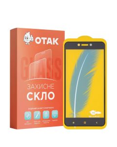 Захисне скло для Xiaomi Redmi GO 3D Чорне (Black) KP