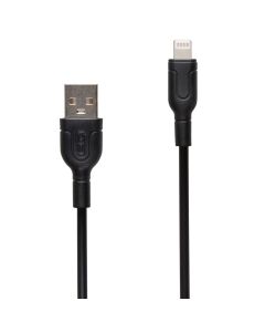 USB кабель XO NB212 2.1A Lightning 1м Чорний (Black)