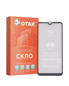 Захисне скло для Xiaomi MI Play 3D Чорне (Black) KP