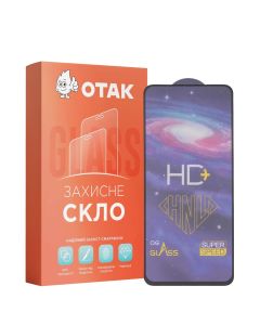 Захисне скло для Realme 6 Pro 3D Чорне (Black) KP