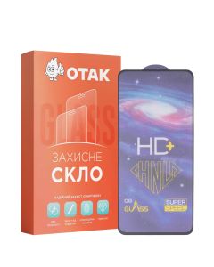 Захисне скло для OPPO A52 3D Чорне (Black) KP