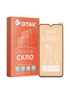 Захисне скло для Samsung M30S Ceramic Matte Чорне (Black)