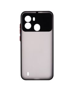 Чохол накладка для TECNO POP 6 2022 Avenger Matte Чорна (Black)