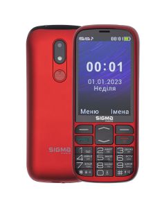 Мобільний телефон Sigma mobile Comfort 50 Optima Red