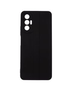 Чохол накладка для TECNO Pova 3 Original Soft-touch Чорна (Black)