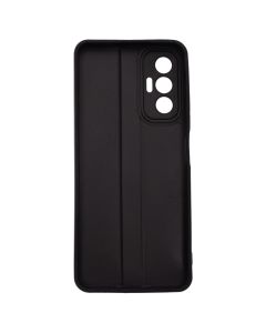Чохол накладка для TECNO Pova 3 Original Soft-touch Чорна (Black)