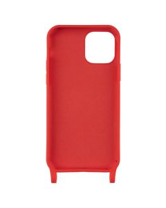 Чохол накладка для iPhone 12/12 Pro TPU Two Straps Червона (California Red)