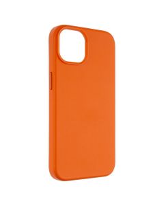 Чохол накладка для iPhone 14 WAVE Premium Leather with MagSafe Помаранчева (Forest Orange)