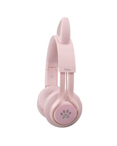 Бездротові повнорозмірні навушники Hoco W39 Cat Ear Рожеві (Pink)